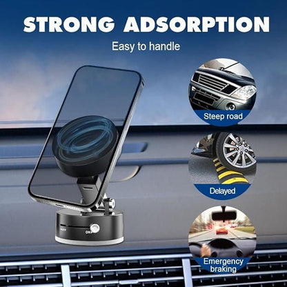 Premium Vacuum Magnetic Suction Phone Holder